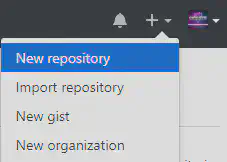 Creación de un nuevo repositorio en *GitHub*.