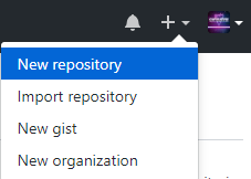Creación de un nuevo repositorio en *GitHub*.