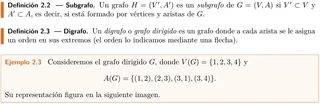 Definición del conjunto en su propia línea.