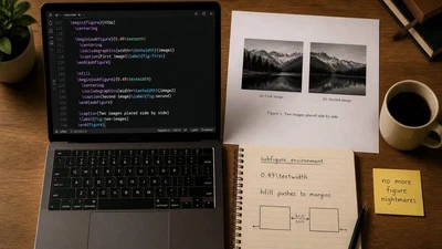 ¿Cómo incluir varias imágenes en la misma figura con LaTeX? featured image