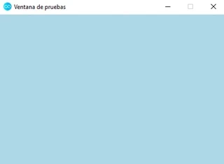 Modificando propiedades de la ventana