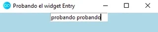 Primer contacto con la clase entry