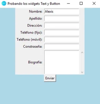 El botón está vivo