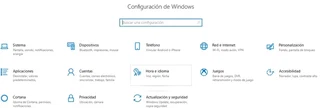 Configuración de Windows.