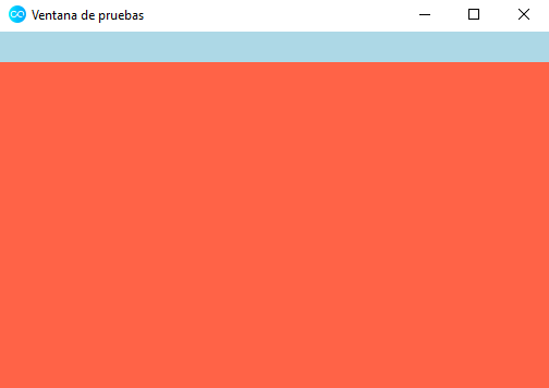 Modificando propiedades del *frame*.