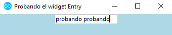 Primer contacto con la clase `Entry`.